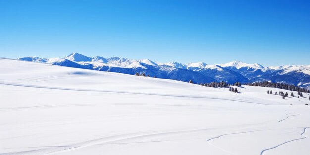 Winterbergspitzen sind mit Schnee bedeckt Ski-Landschaft Freeriding Wintersport Generative KI