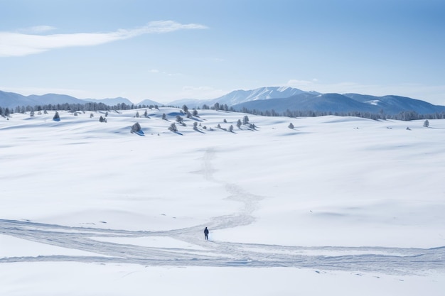 Winterflüster in der weißen Wildnis