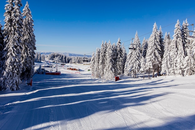 Wintergebirgslandschaft