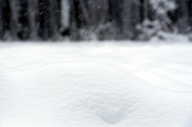 Foto winterhintergrund mit schneebeschaffenheitsabschluß oben