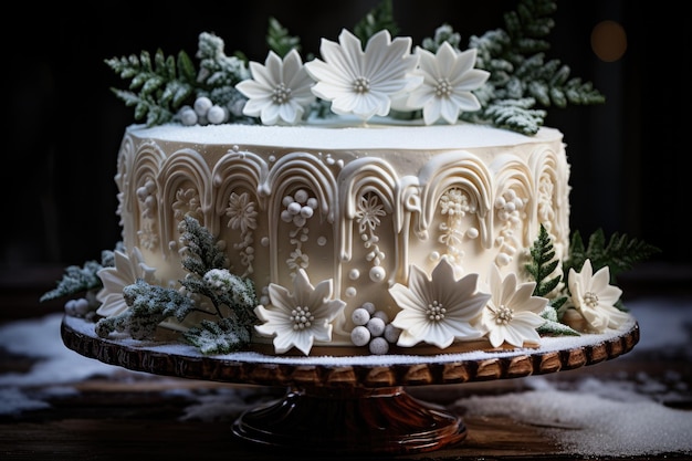 Winterkuchen Wonderland White Thema