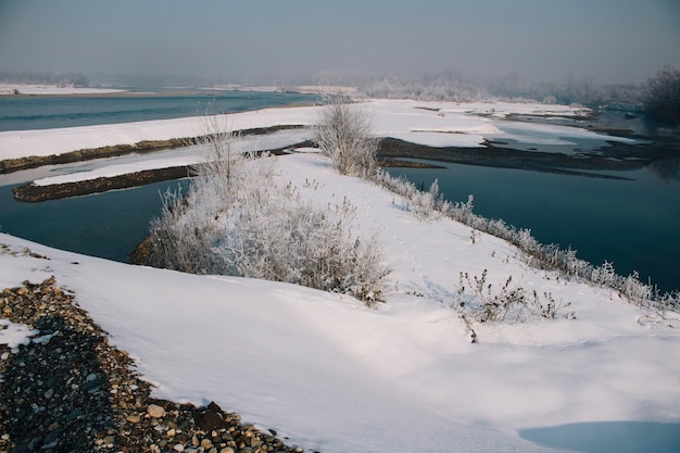 Winterlandschaft aus Serbien