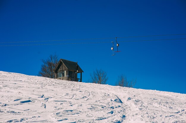 Winterlandschaft der Karpaten