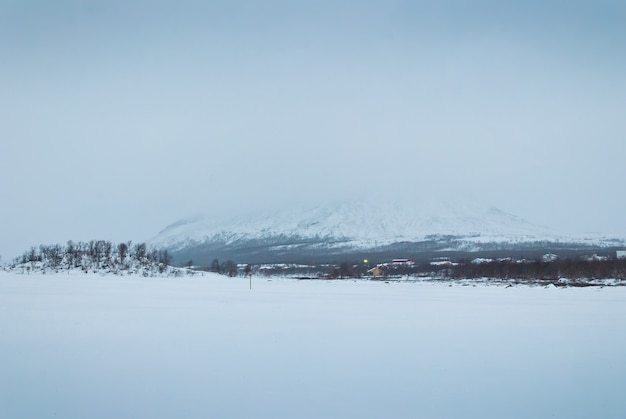 Winterlandschaft der Tundra