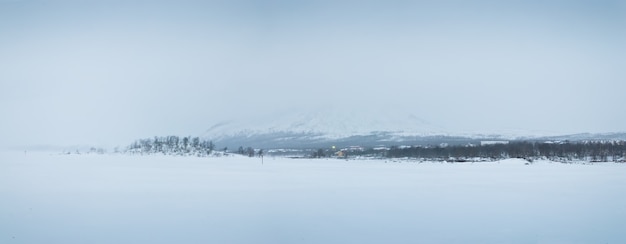 Winterlandschaft der Tundra