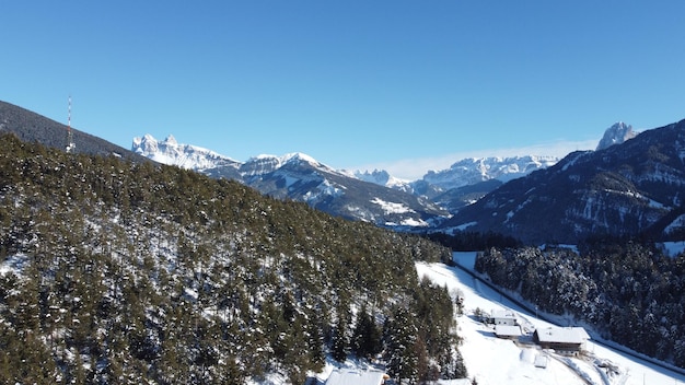 Winterlandschaft in den Bergen