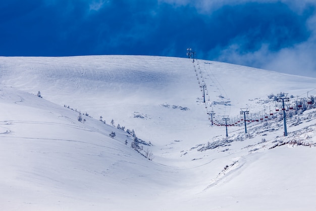 Winterlandschaft. Natur Hintergrund