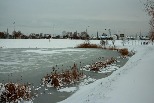 Foto winterlandschaft