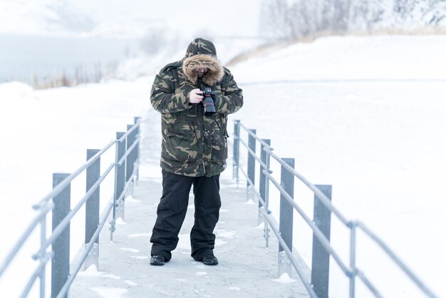 Wintermann Nahaufnahmeporträt