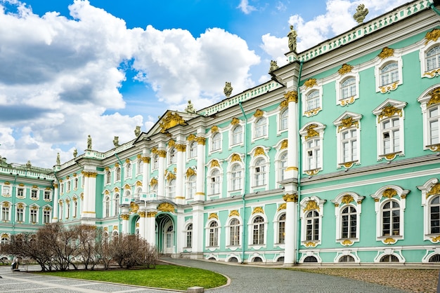 Winterpalast und Eremitage. Sankt Petersburg. Russland.