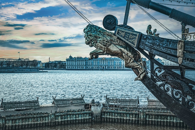 Winterpalast und Eremitage. Sankt Petersburg. Russland.