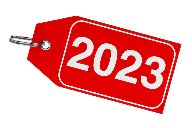 Winterschlussverkauf Konzept 2023 Neujahr Tag 3D-Rendering