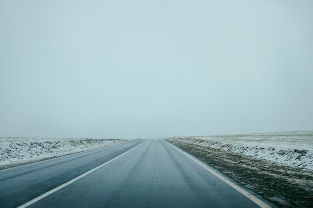 Winterstraße. Die Strecke.