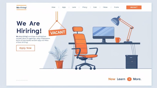 Wir stellen ein Recruitment-Konzept mit Megaphone und Team-Mitarbeiter ein, die zusammen in der Office-Illustration arbeiten.
