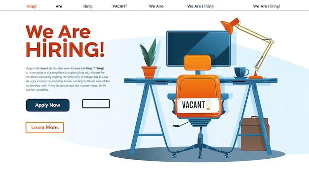 Wir stellen ein Recruitment-Konzept mit Megaphone und Team-Mitarbeiter ein, die zusammen in der Office-Illustration arbeiten.