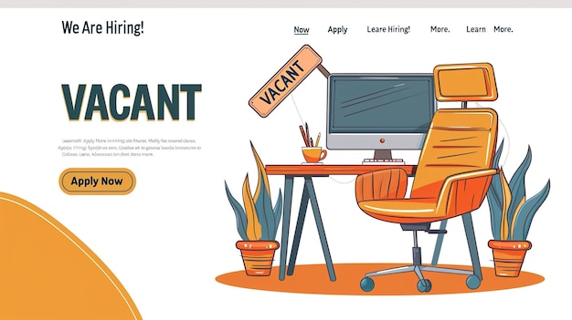 Wir stellen ein Recruitment-Konzept mit Megaphone und Team-Mitarbeiter ein, die zusammen in der Office-Illustration arbeiten.