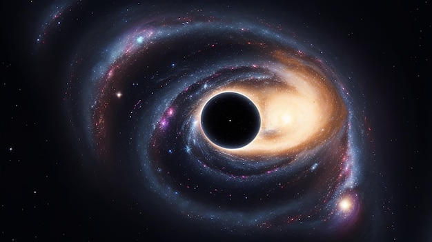 Wirbelnde Galaxien und das mysteriöse Schwarze Loch
