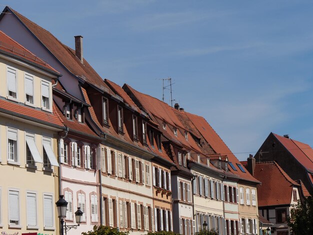 Foto wissembourg en la región francesa de alsacia