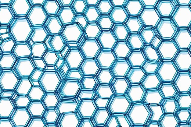 Wissenschaft Molekül Hex-Hintergrund Muster-Stock-Illustration