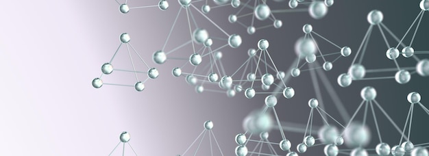 Wissenschaft und Hintergrund.Transparentes Molekül- oder Atomdesign.Abstrakte Struktur für Chemikalien.