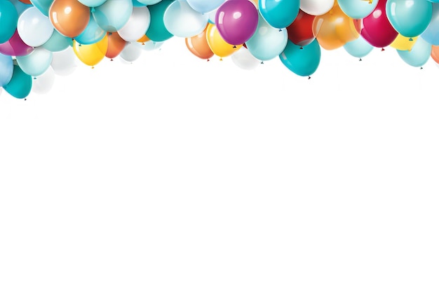 Witziger Ballon Border Clipart Vintage AR 32 Design