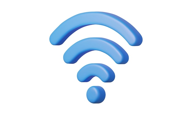 WLAN-Symbol 3d