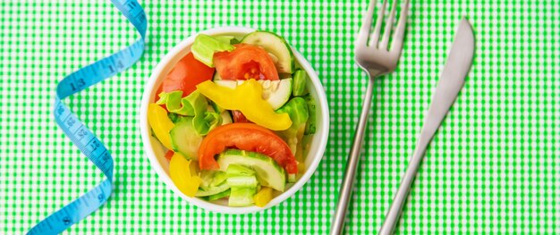 Wöchentlicher Diätplan. Das Konzept der richtigen Ernährung. Selektiver Fokus. Natur.