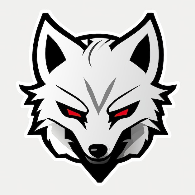 Wolf-Illustration Generative KI