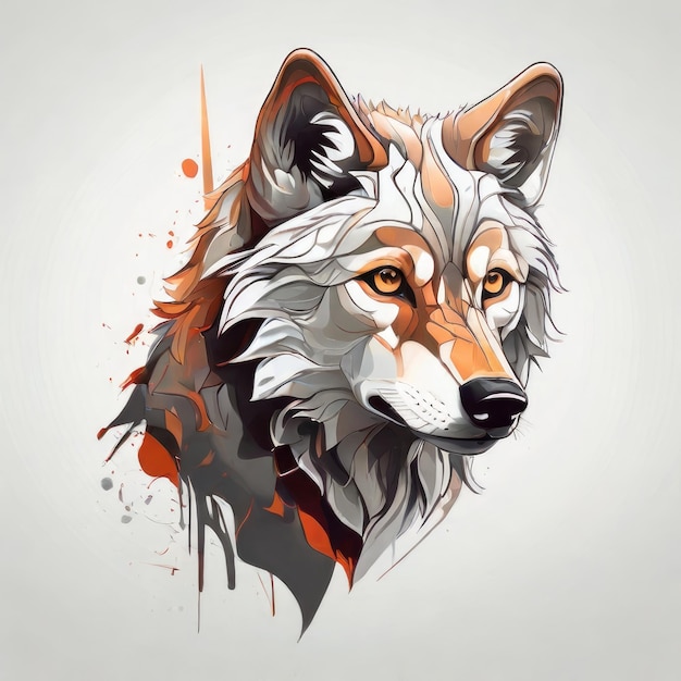 Wolf-Illustration