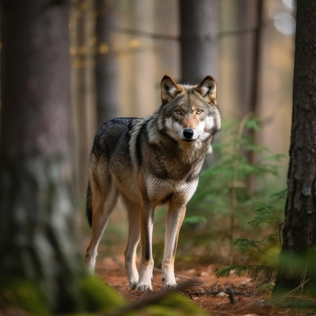 Wolf im Wald Generative AIxD