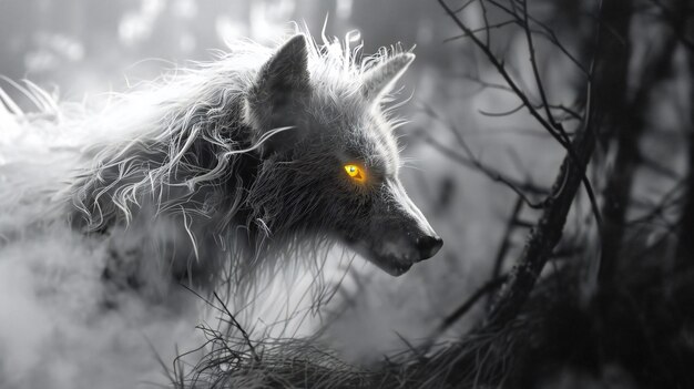 Wolf im Wald