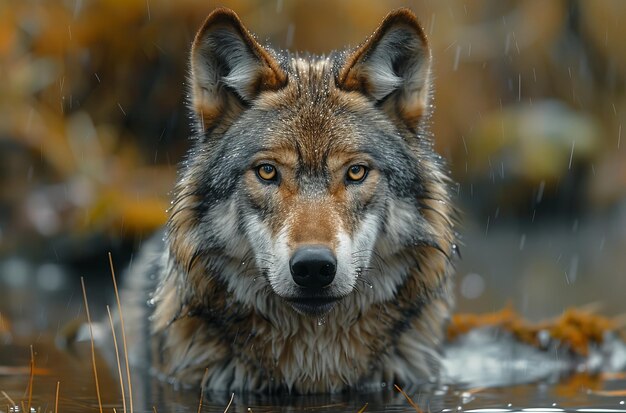 Wolf im Wald