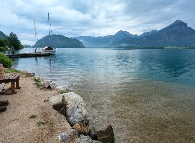 Wolfgangsee Sommer Seeblick (Österreich)