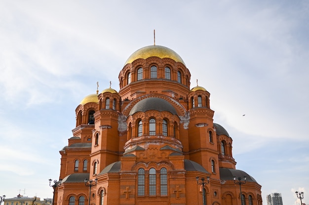 Wolgograd, Russland - 7. Juni 2021: Alexander-Newski-Kathedrale (Zarizyn) in Wolgograd.