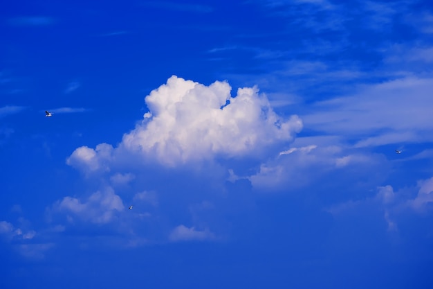 wolke im blauen himmel