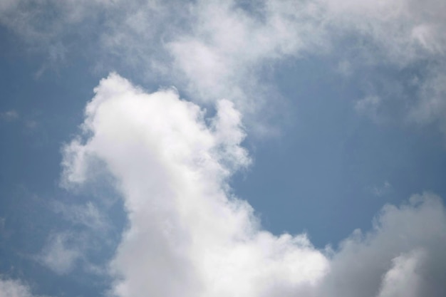 Wolken auf der Natur des blauen Himmels mit Raumhintergrundtapete