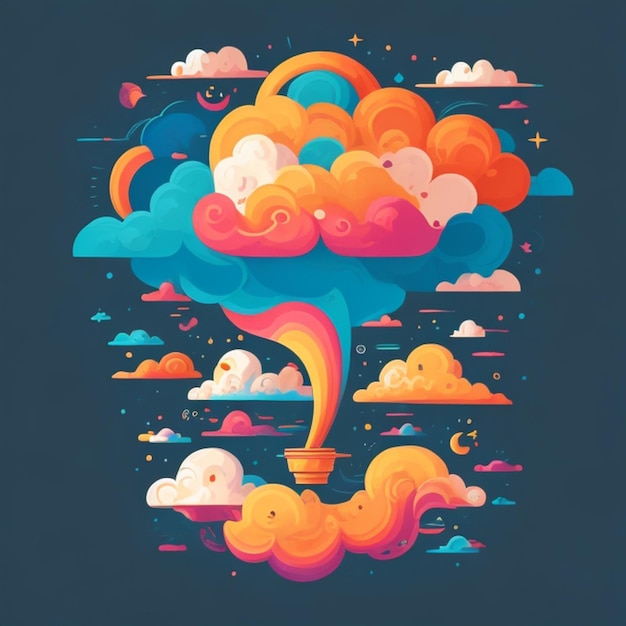 Wolken-Illustration