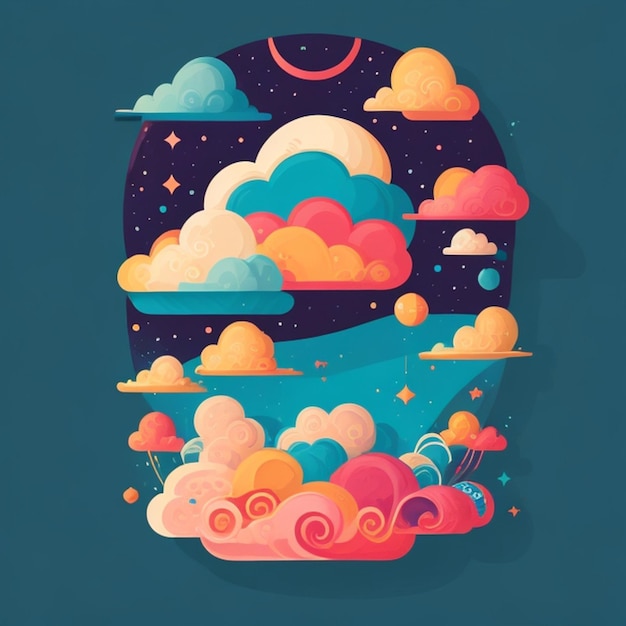 Wolken-Illustration