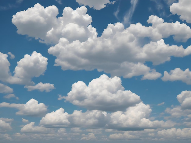 Wolken schönes Nahaufnahmebild, ai generiert