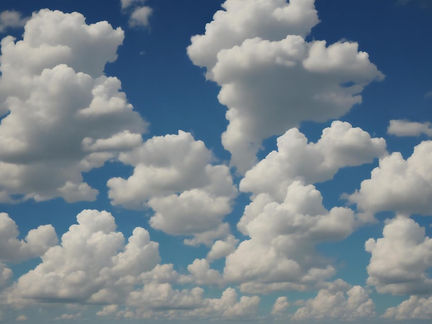 Wolken schönes Nahaufnahmebild, ai generiert