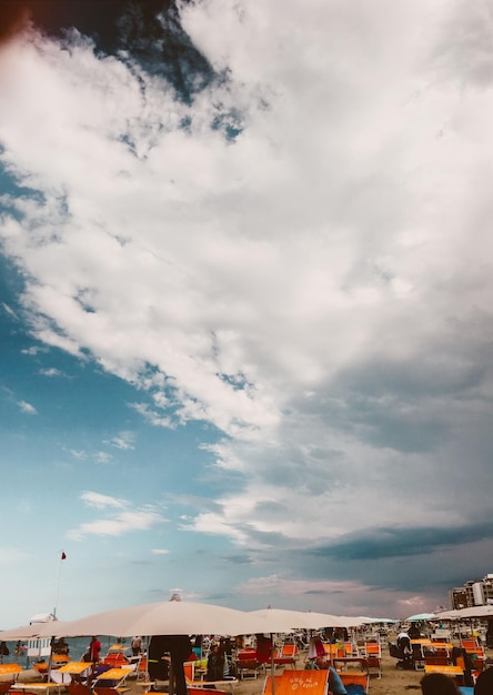 Wolken über der Stadt