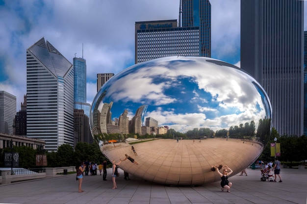 Foto wolkenbohnen aus chicago