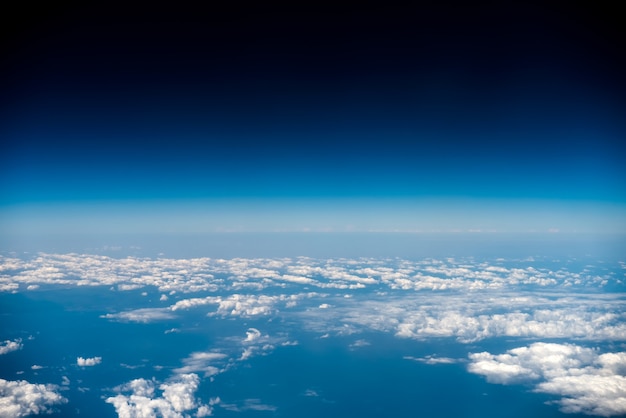 Wolkengebilde, Blick aus dem Flugzeug