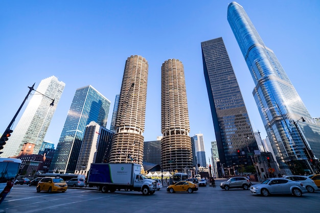 Wolkenkratzer in der Innenstadt von Chicago