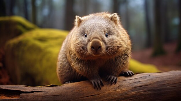 Wombat de fondo de alta calidad