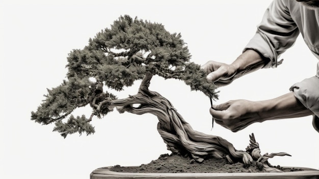 Foto workshop de bonsai na califórnia com o fotógrafo nadim salim