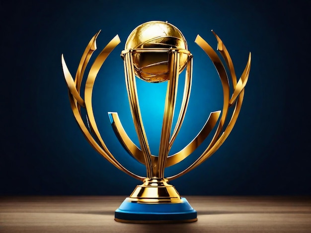 World Cup de críquete 2024 pôster de troféu modelos de mídia sociais