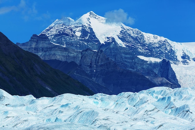 Wrangell-st. parque e reserva nacional elias, alasca.