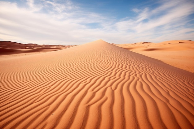 Wüstenbildung und eindringende Sanddünen