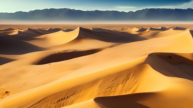 Wüstengelber Sand Naturlandschaft Wüstentapete